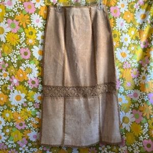 Newport news suede skirt